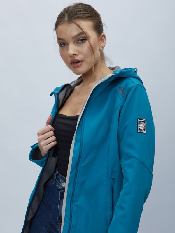 Women's windbreaker MTFORCE spring blue 22210S